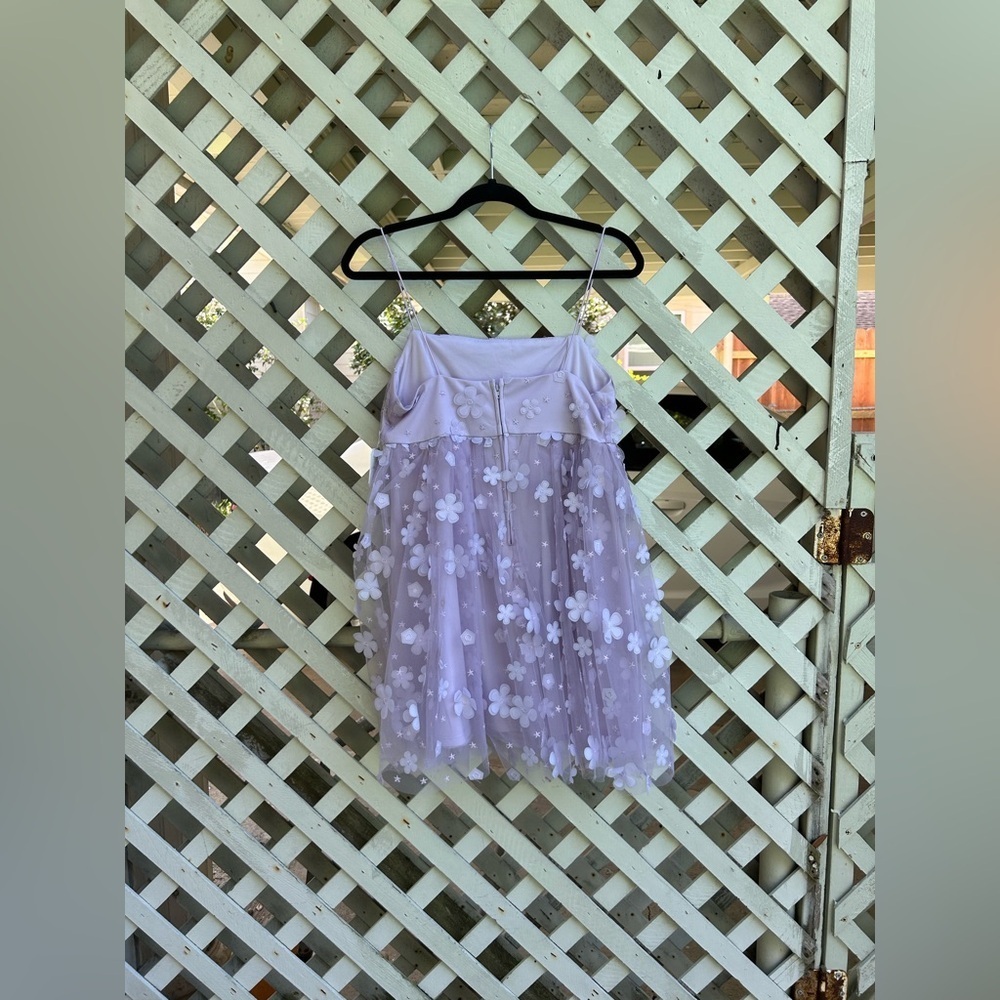 ❤️Aurora Floral Mesh Baby Doll Dress - Picture 6 of 6